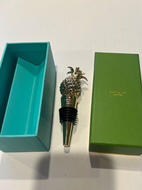 Kate Spade New York x Lenox Melrose Avenue Pineapple Bottle Stopper - NIB